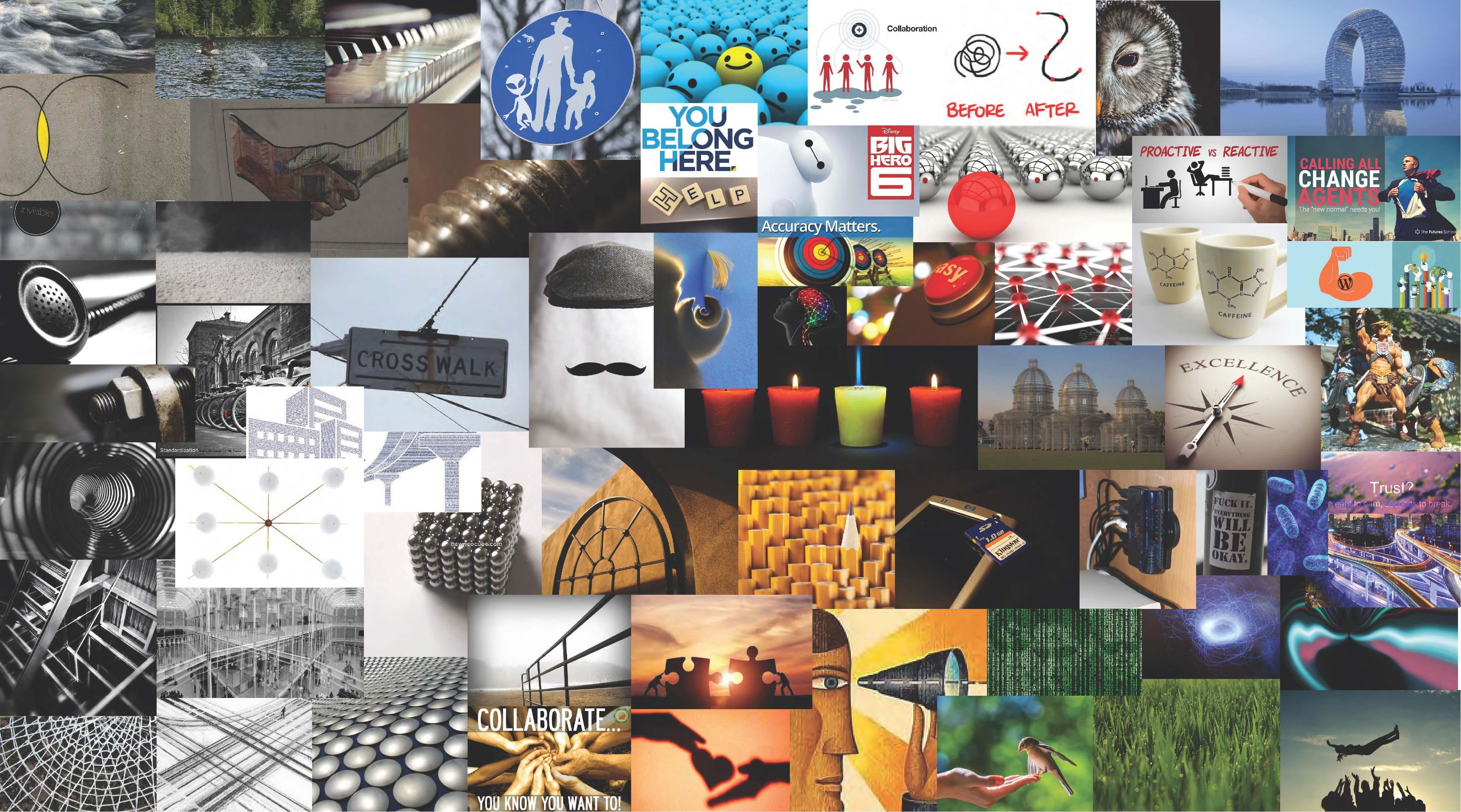 The Crosswalk moodboard.