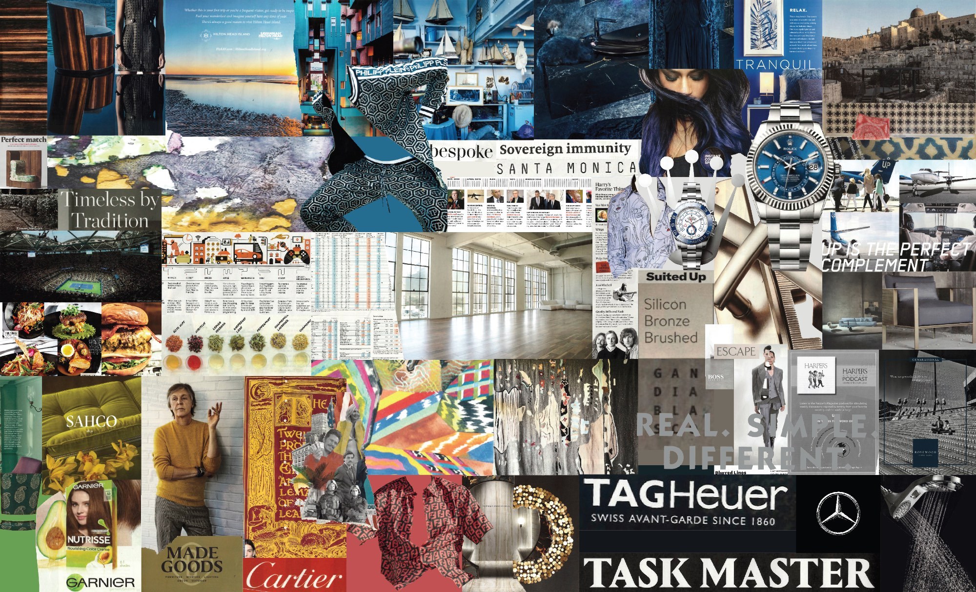 Images for the Himayah moodboard.