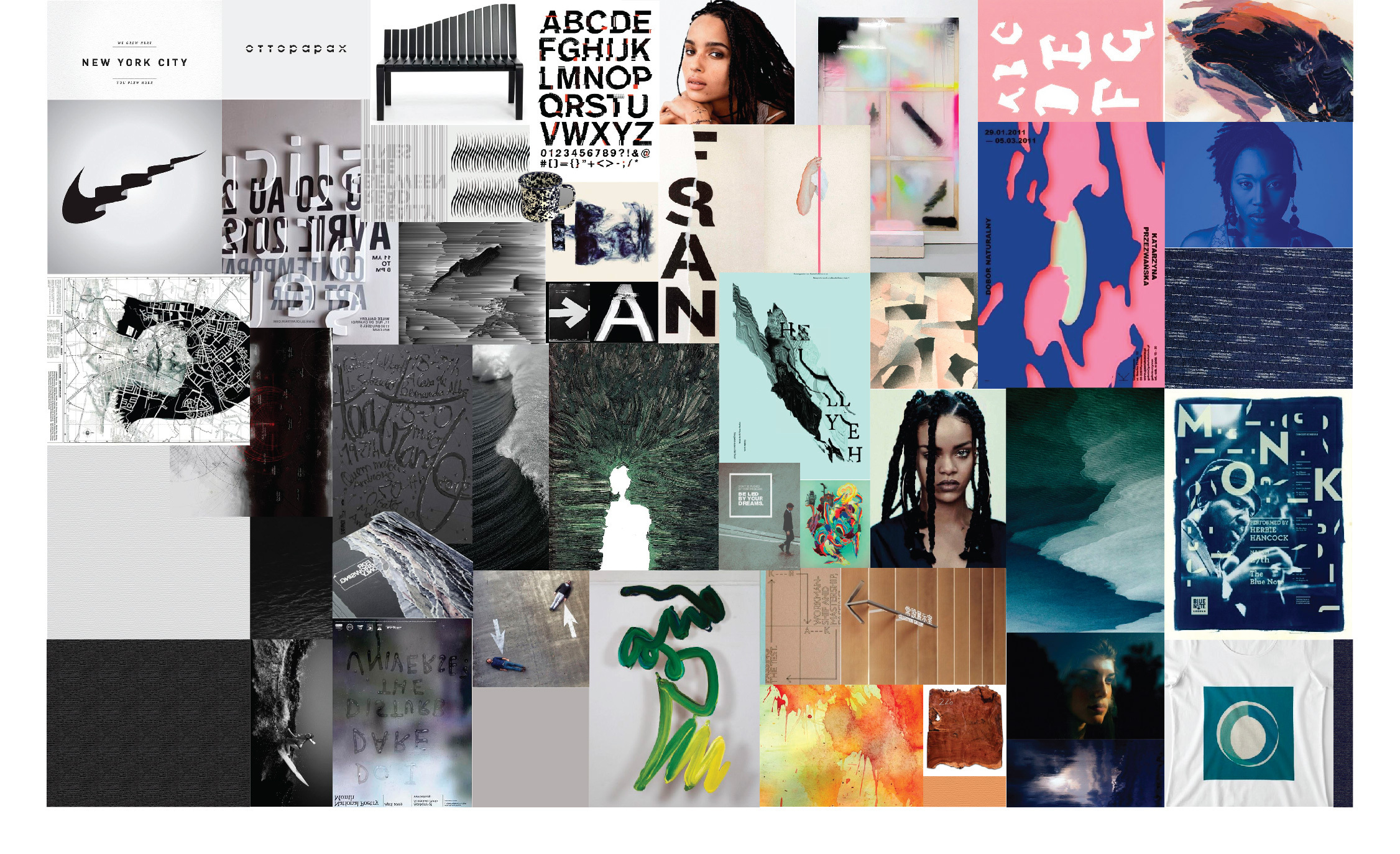 Images for the Purpose moodboard.