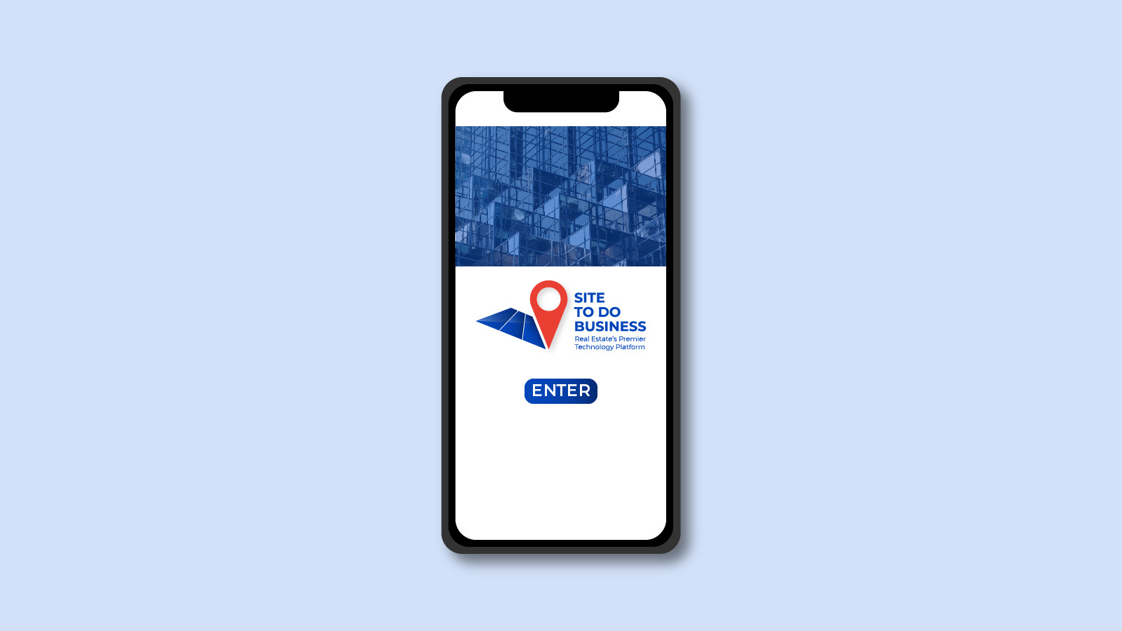A landing page of the STDB site on mobile.