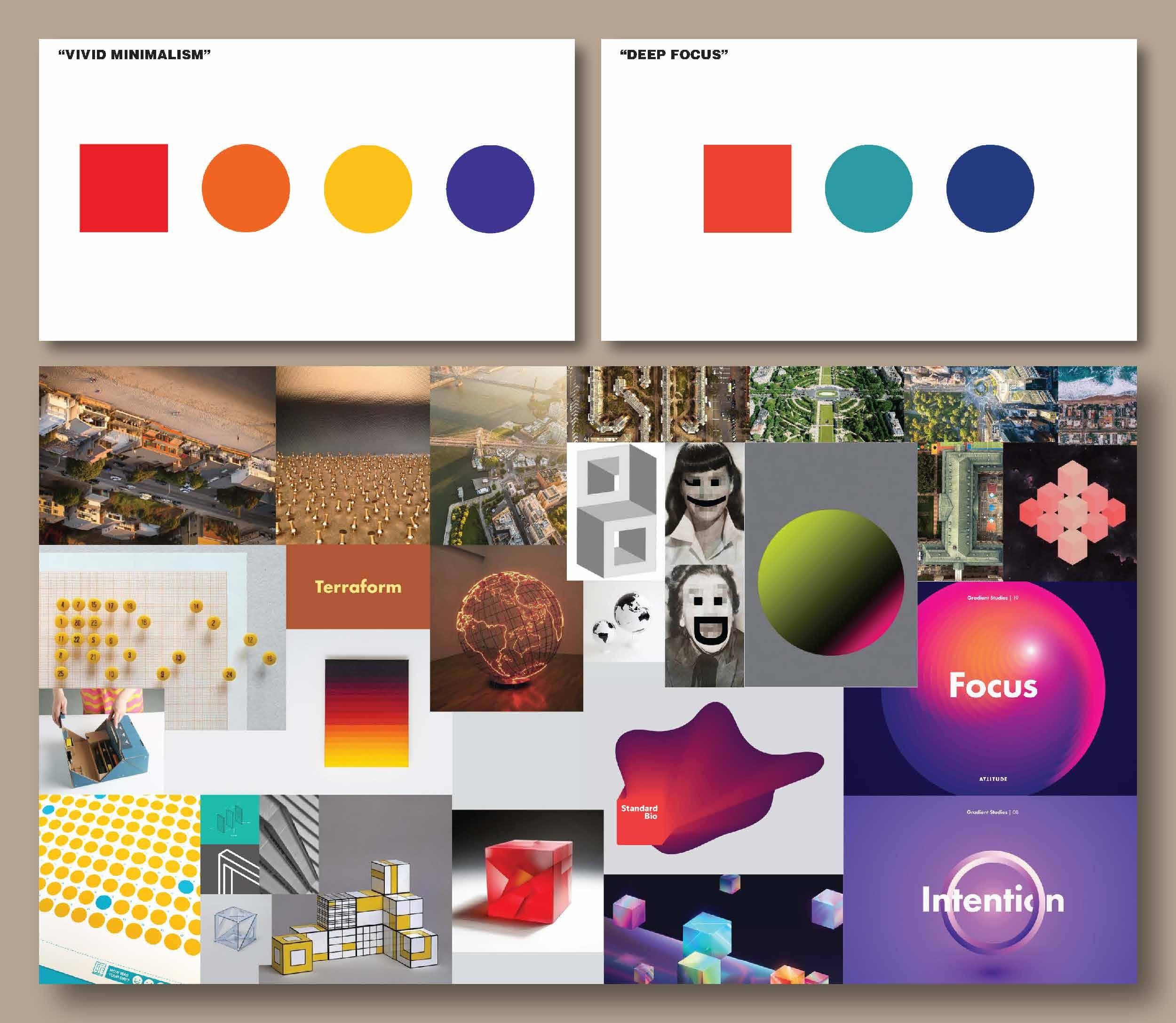Images for the STDB moodboard.