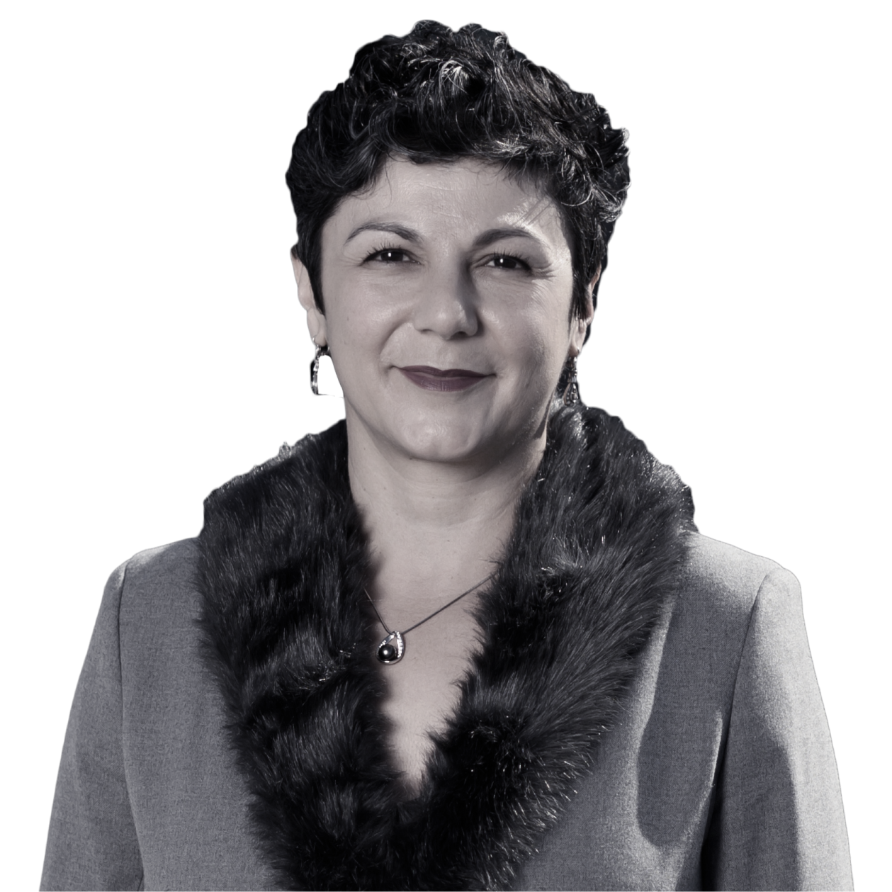 A portrait of Suria El-Bietar, Director of Risk Management for Pentavirate.