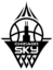Chicago Sky logo black